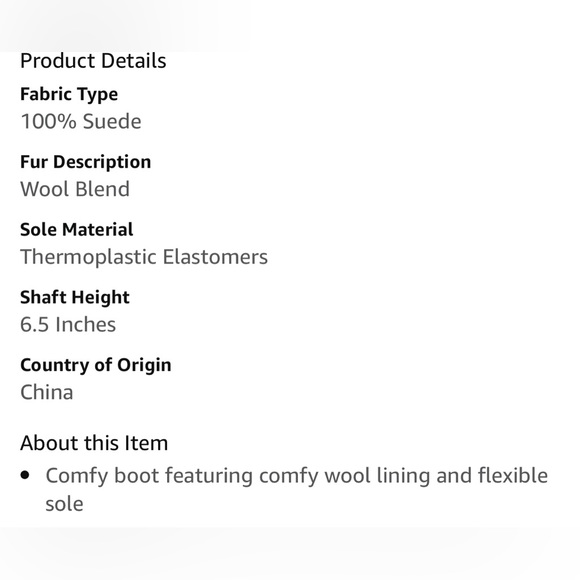 Aussie Merino Suede/Wool Kids Boots Y11 - Picture 6 of 16